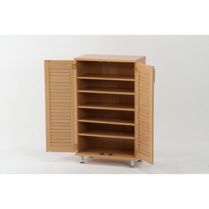 ルーバーシューズボックス ナチュラル SB-6033NA fj-96563の画像