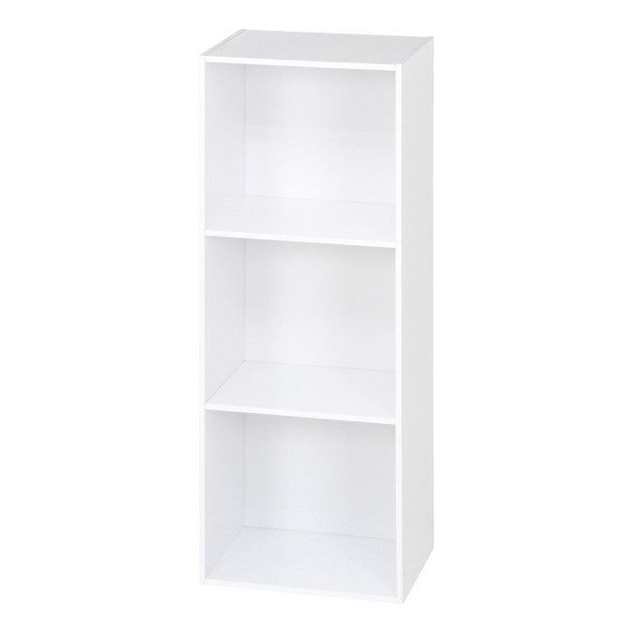 カラーボックス 3段 A4対応 ホワイト HP943 A4 WH fj-96570の画像