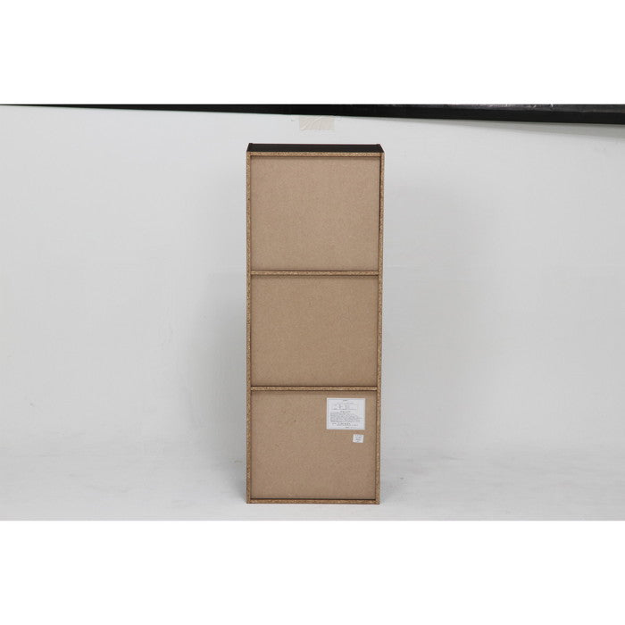 カラーボックス 3段 A4対応 ブラウン HP943 A4 BR fj-96571の画像