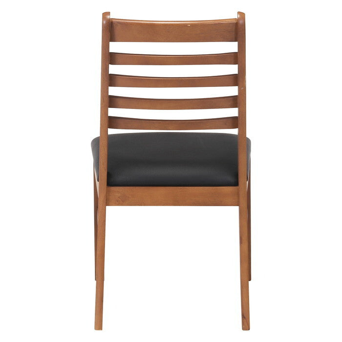 ダイニングチェア スノア BR ブラウン 完成品 W460×D530×H840mm 5.5kg fj-96784の画像
