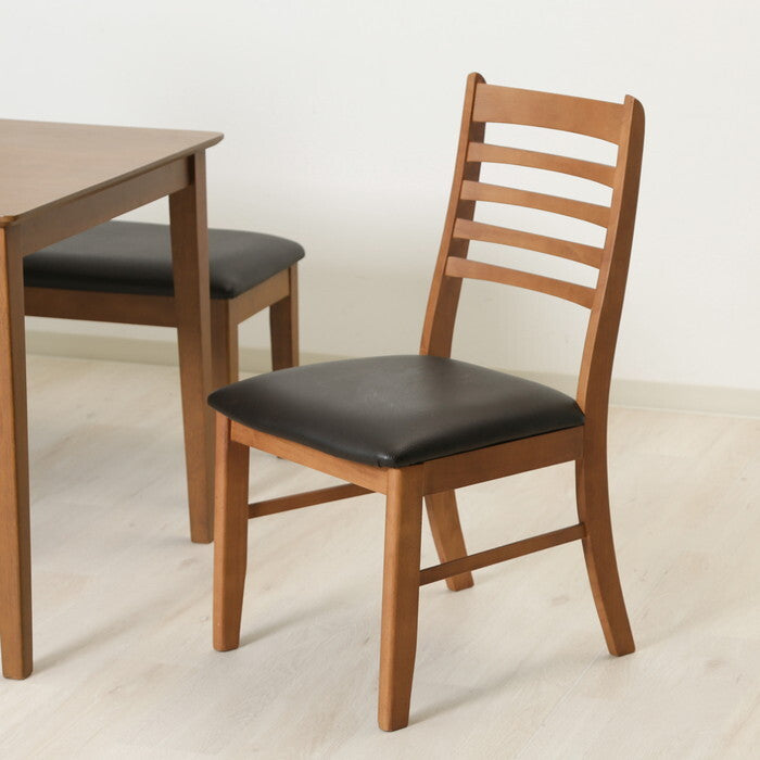 ダイニングチェア スノア BR ブラウン 完成品 W460×D530×H840mm 5.5kg fj-96784の画像