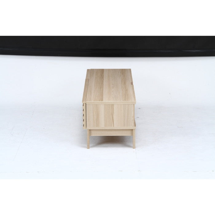 テレビ台 テレビボード ローボード TVボード TV台 TVラック ライン 150幅 ナチュラル 3D 2017-1006-01 fj-98663の画像