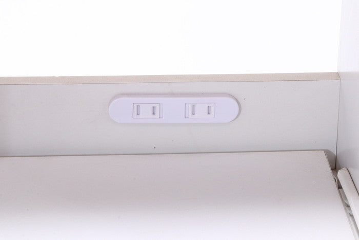 キッチンカウンター サージュ WH×NA 45幅 (96817) ナチュラル×ホワイト 450×395×890 fj-99520の画像