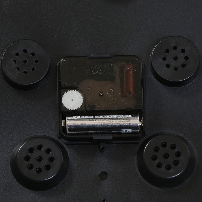 掛時計 掛け時計 ラーク Φ25cm BK 99021 ブラック 幅252×奥行42×高さ252 fj-99584の画像