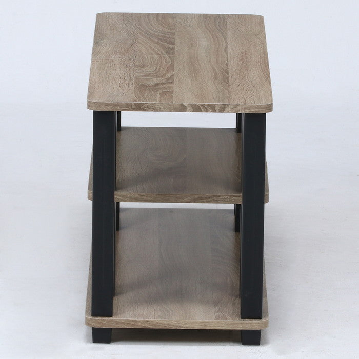 フィット TVラック テレビ台 テレビボード TVボード AVラック W80 NA×BK ナチュラル×ブラック 800 ×295 ×408 fj-99910の画像