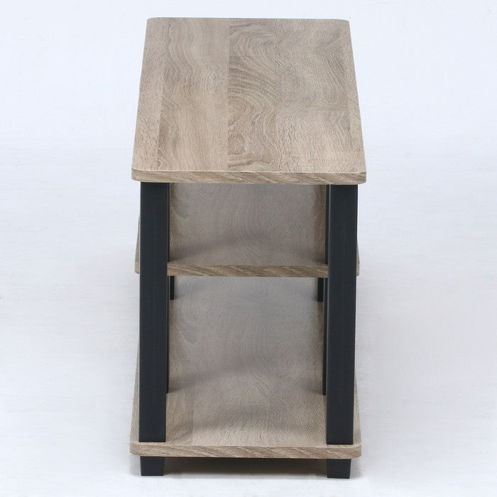 フィット TVラック テレビ台 テレビボード TVボード AVラック W110 NA×BK ナチュラル×ブラック 1115 ×295 ×408 fj-99913の画像