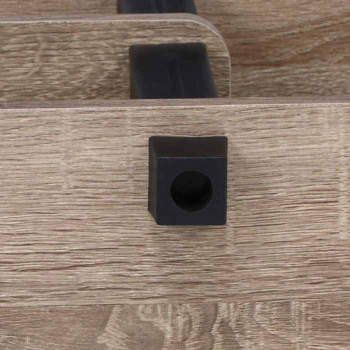 フィット TVラック テレビ台 テレビボード TVボード AVラック W110 NA×BK ナチュラル×ブラック 1115 ×295 ×408 fj-99913の画像