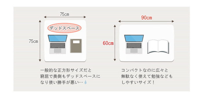 カジュアル コタツ コパン960T 幅90×奥行60×高さ37(継脚時42)cm hgs-2090812000の画像