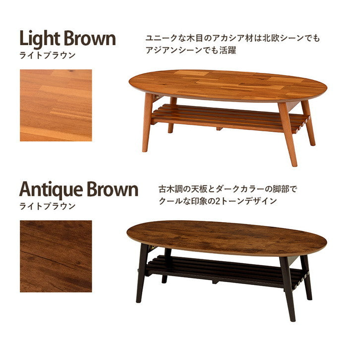 折れ脚テーブル MT-6922 幅100×奥行50×高さ33.5cm hgs-2090836700の画像