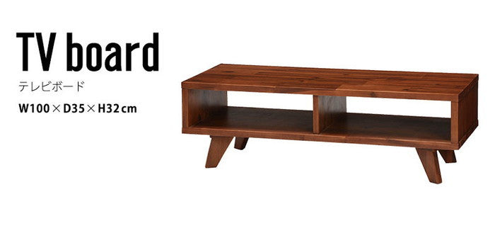 テレビ台 テレビボード ローボード TVボード VTB-7251 幅100×奥行35×高さ32cm hgs-2090855000の画像