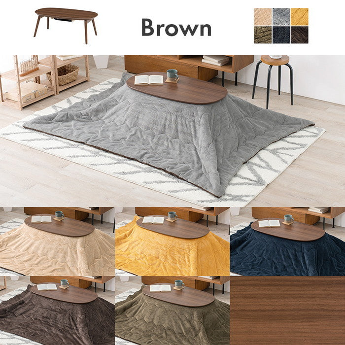 こたつ＋うす掛け布団 2点セット カルミナ950WN+ビケ950BE hgs-2090936000の画像