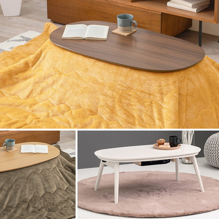 こたつ＋うす掛け布団 2点セット カルミナ950WN+ビケ950BE hgs-2090936000の画像