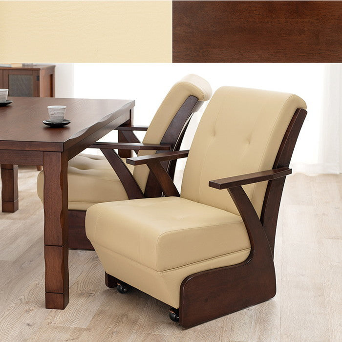 コタツチェア KOC-7058RB 幅60×奥行89×高さ88×座面高42cm hgs-2090986100の画像