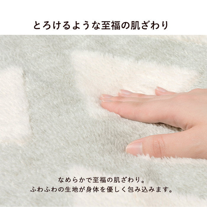 こたつ＋うす掛け布団 2点セット カルテス7560+スノウ7560SGR こたつ:(約)幅75×奥行60×高さ36.5cm 掛ふとん:(約)195×180cm hgs-2090996800の画像