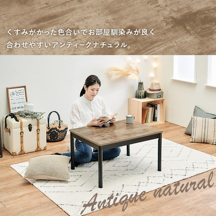 こたつ＋うす掛け布団 2点セット アルテナ7560+スノウ7560SGR hgs-2090997600の画像