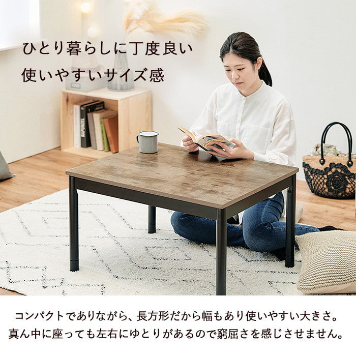 こたつ＋うす掛け布団 2点セット アルテナ7560+スノウ7560SGR hgs-2090997600の画像