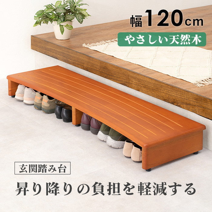 玄関 踏み台 ステップ台 VH-7932-120 幅120×奥行35×高さ13.5cm hgs-2101627800の画像