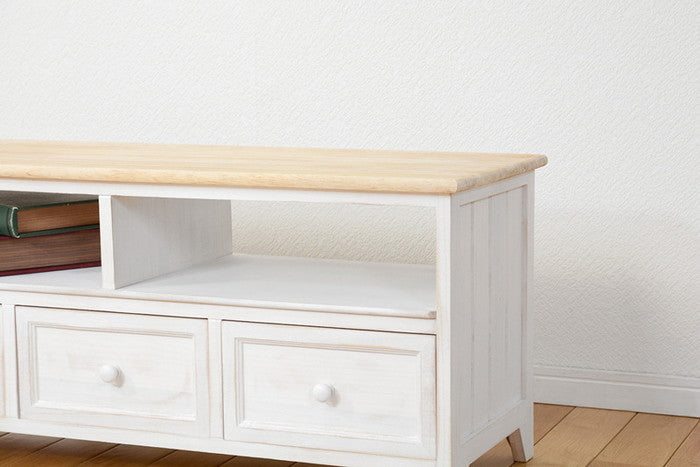 テレビ台 テレビボード ローボード TVボード TV台 TVラック MTV-5272NAW 幅74×奥行34×高さ40cm hgs-2101654600の画像