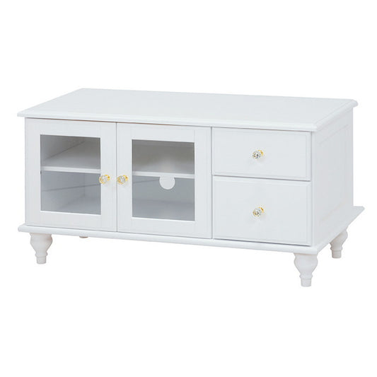 テレビ台 テレビボード ローボード TVボード TV台 TVラック MTV-5883WH 幅88×奥行40×高さ45cm hgs-2101705300の画像