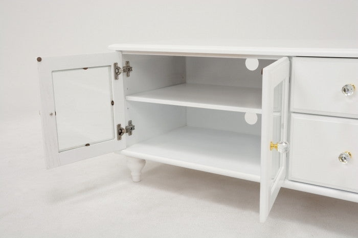 テレビ台 テレビボード ローボード TVボード TV台 TVラック MTV-5883WH 幅88×奥行40×高さ45cm hgs-2101705300の画像