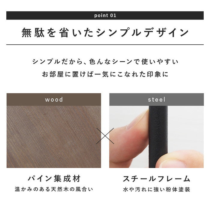 ラック KR-3847 幅30×奥行30×高さ85cm hgs-2101869700の画像