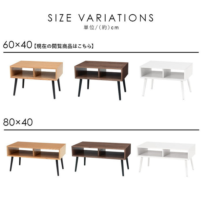 テーブル MT-6480 幅60×奥行40×高さ40cm hgs-2101926300の画像