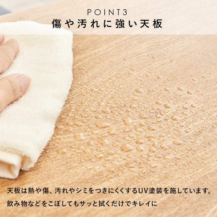 テーブル MT-6481 幅80×奥行40×高さ40cm hgs-2101926500の画像