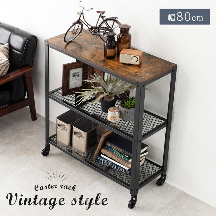 ラック KR-3767 幅80×奥行30×高さ87.5cm hgs-2101938100の画像