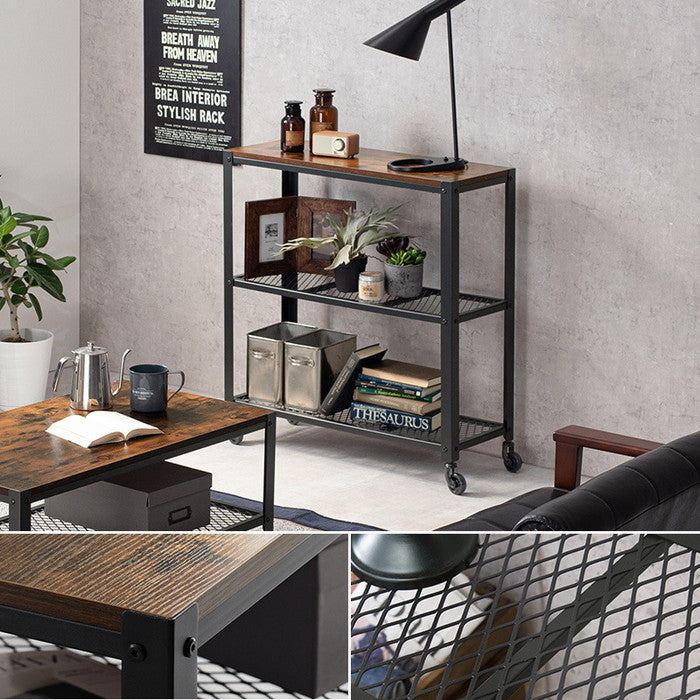 ラック KR-3767 幅80×奥行30×高さ87.5cm hgs-2101938100の画像