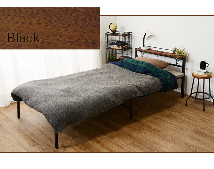 シングルベッド KH-3085MS 幅99×奥行214×高さ63.5×床面高33.5cm hgs-2101985100の画像