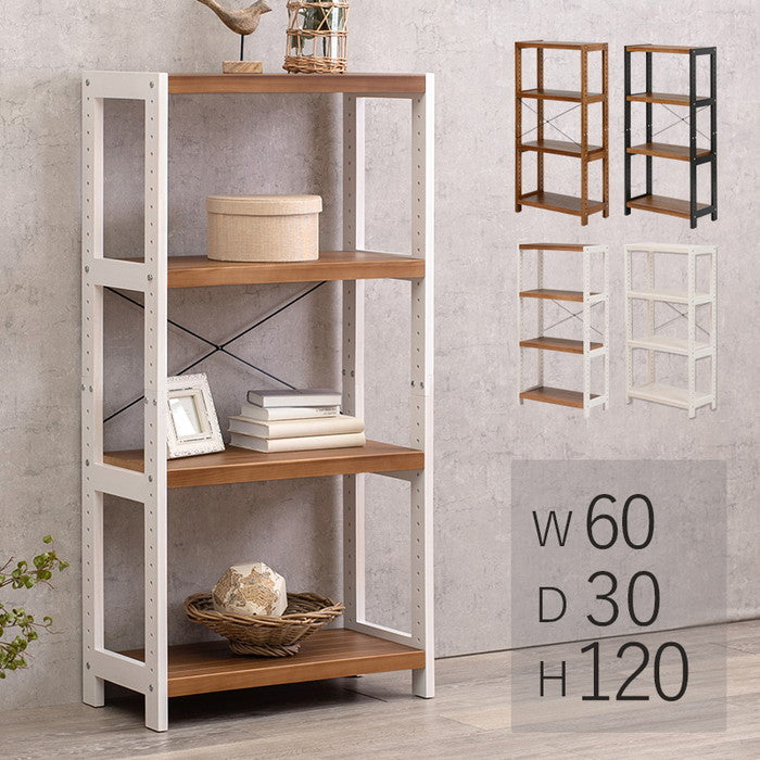 ラック MCC-6035 幅60×奥行30×高さ120cm hgs-2102010800の画像