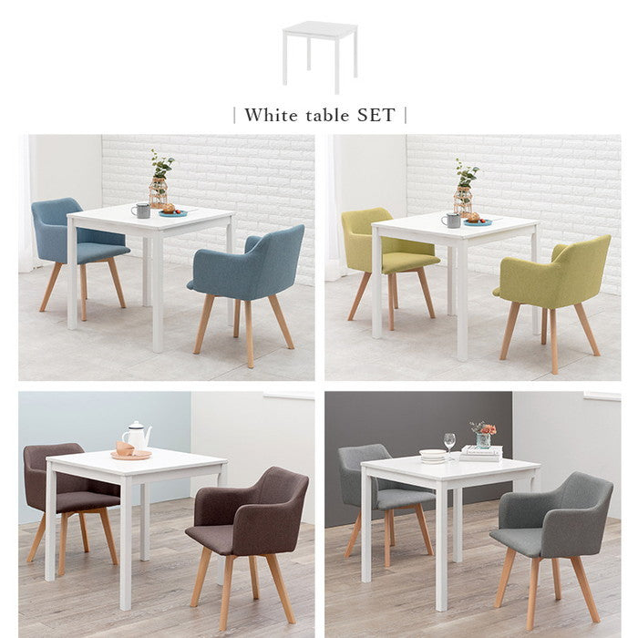 ダイニング 3点セット SH-8620-23-3S テーブル: 幅75×奥行75×高さ72cm、チェア: 幅52×奥行54×高さ72×床面高42cm hgs-2102046100の画像