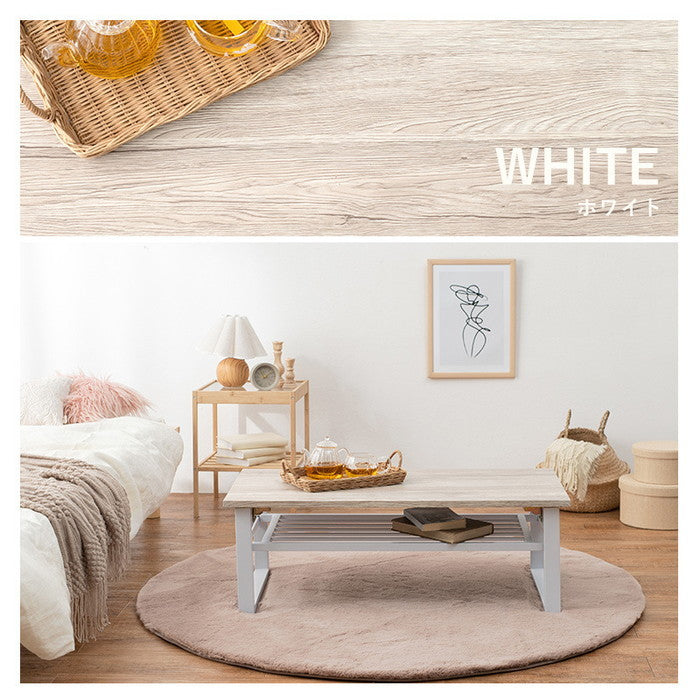 折れ脚テーブル LT-4398 幅90×奥行45×高さ32.5cm hgs-2102059900の画像