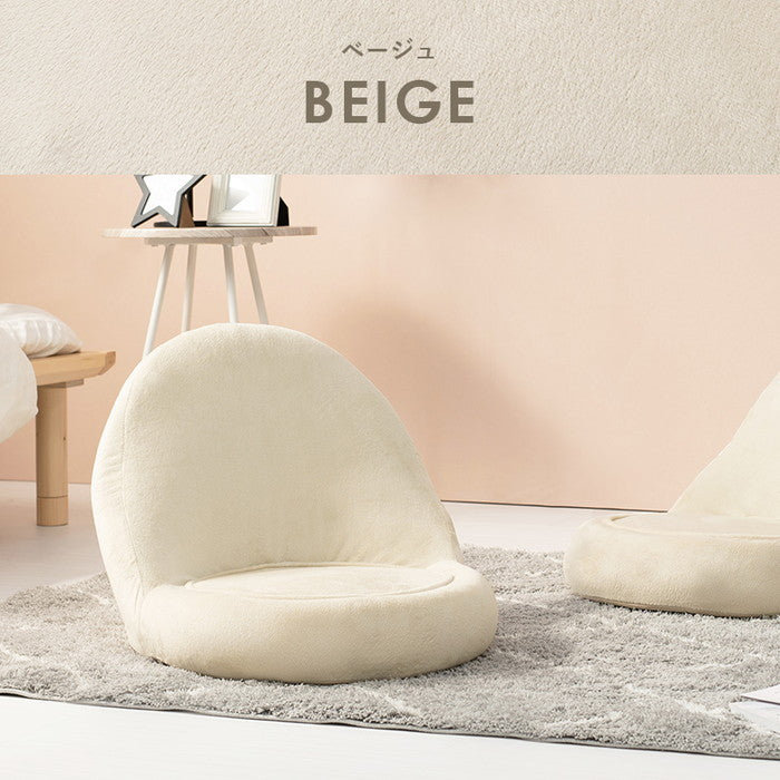 座椅子 LZ-4988-GY (約)幅50×奥行60×高さ41×座面高10cm hgs-3000000082の画像