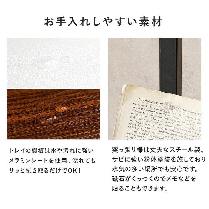 突っ張り棒＆パーツ 5点セット(角型） KTR-3114 幅43×奥行43×高さ200〜265cm hgs-3000000414