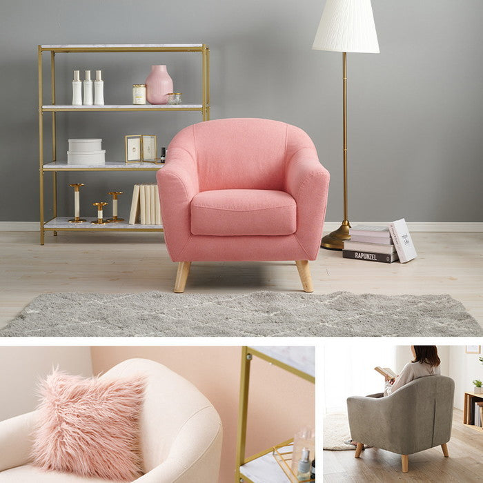 ソファ エメル1P 幅70×奥行68×高さ60/73×座面高42/29cm hgs-3000000460の画像