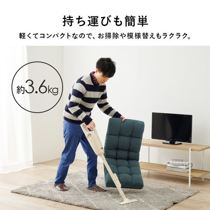 座椅子 LZ-4989NV (約)幅40×奥行60?97×高さ53?13×座面高13cm hgs-3000000897の画像