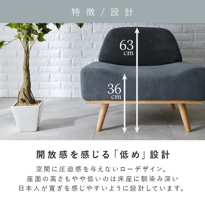 ソファ レスト1P 幅75×奥行70×高さ63×座面高36cm hgs-3000000974の画像