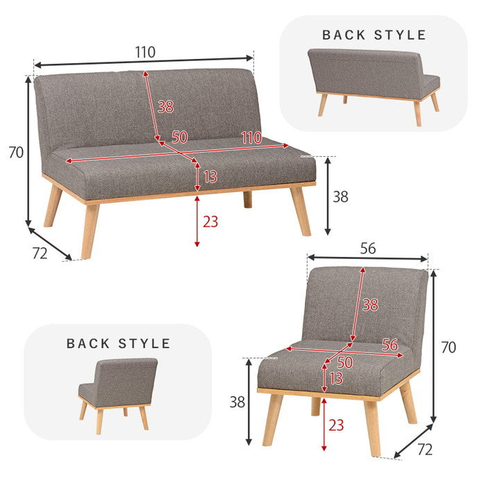 ダイニング 4点セット ケルトS150SDGY4S テーブル:(約)幅150×奥行70×高さ62cm 1P:(約)幅56×奥行72×高さ70×座面高38cm 2P(肘無):(約)幅110×奥行72×高さ70×座面高38cm hgs-3000001127の画像