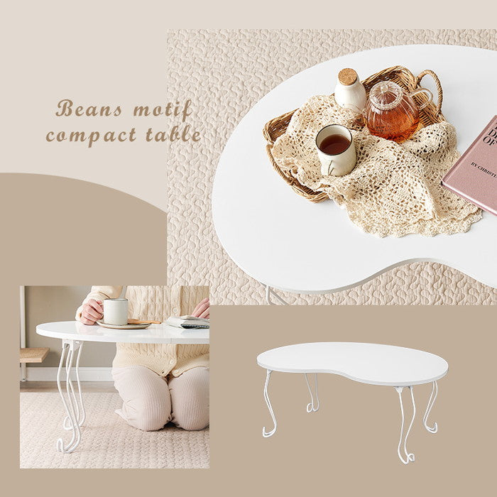 テーブル MT-6639WH (約)幅79×奥行55×高さ33cm hgs-3000001455の画像