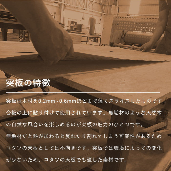 リビング コタツ こたつ 炬燵 アルクK-1165 (約)幅110×奥行65×高さ38.5cm hgs-3000001486の画像