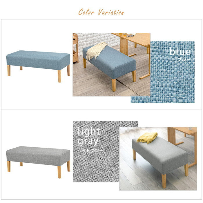 ダイニング ベンチ FL-8616NA-BE (約)幅105×奥行47×高さ42×座面高42cm hgs-3000001759の画像