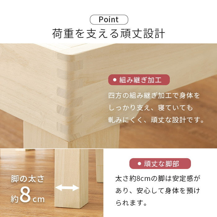 シングルベッド MB-6399S (約)幅98×奥行198×高さ31/10cm hgs-3000001952の画像