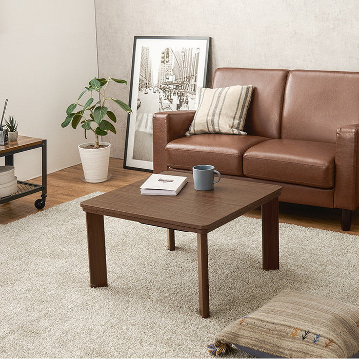 カジュアル コタツ KOT-7380-60BR (約)幅60×奥行60×高さ37cm hgs-3000001964の画像