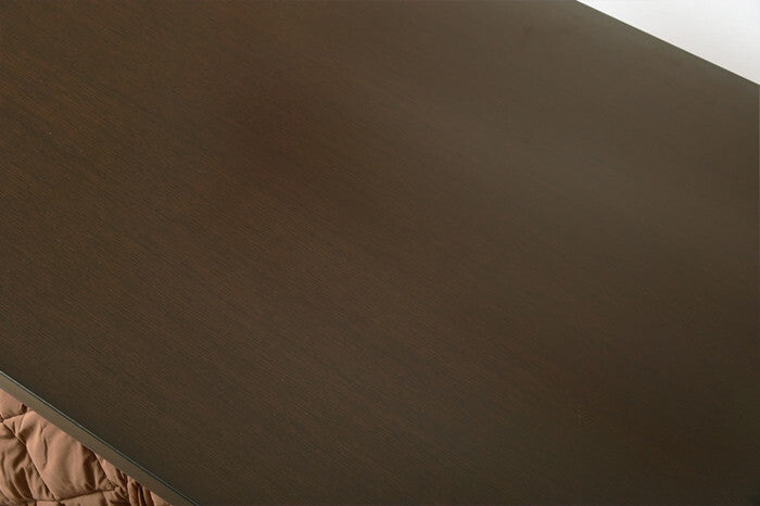 ダイニングコタツ＋うす掛け布団 ２点セット ダークブラウン ナチュラル こたつ：幅90×奥行60cm KOT-7311-960マロン2S hgs-3000002125の画像