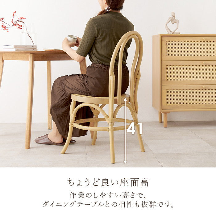 チェア RC-1243-NA (約)幅42.5×奥行48×高さ84.5×座面高41cm hgs-3000002153の画像