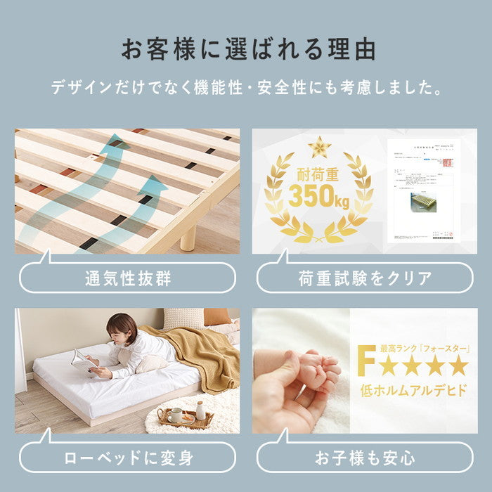 シングルベッド WB-7800S-AB (約)幅98×奥行201×高さ23.5cm hgs-3000002422の画像