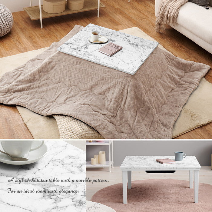 カジュアル コタツ アルラ7560MWH (約)幅75×奥行60×高さ40cm hgs-3000001969の画像