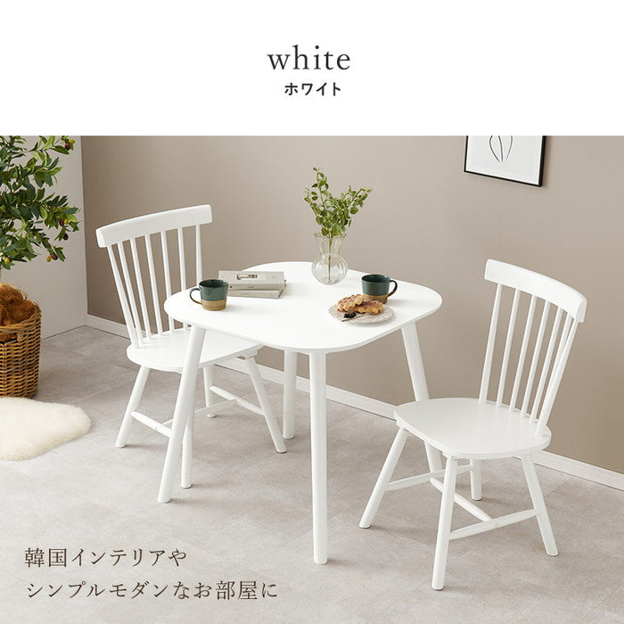 ダイニング 3点セット BT-8627-42-LBR-3S テーブル:(約)幅75×奥行75×高さ70cm チェア:(約)幅50×奥行55×高さ85×座面高42cm hgs-3000002661の画像