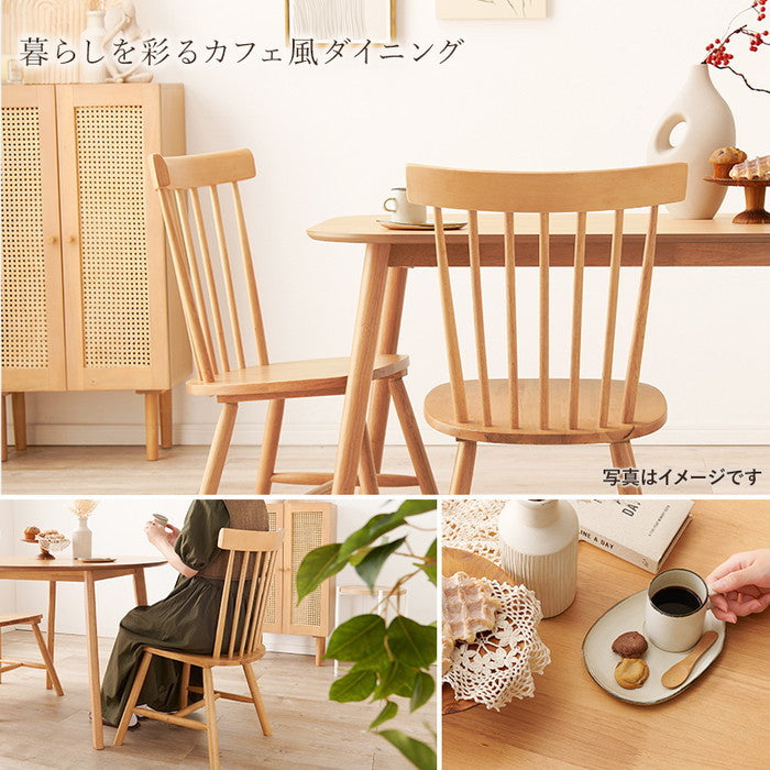 ダイニング 3点セット SH-8640-42-LBR-3S テーブル:(約)幅90×奥行90×高さ70cm チェア:(約)幅50×奥行55×高さ85×座面高42cm hgs-3000002662の画像